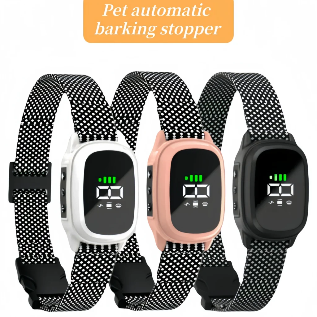 Collier Anti Aboiement Chien Premium étanche, ultrasonique, arrêt des aboiements, Vibration, entraînement pour tous les chiens