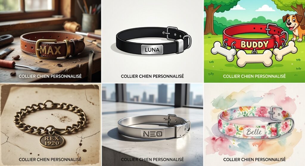collier chien personnalisé