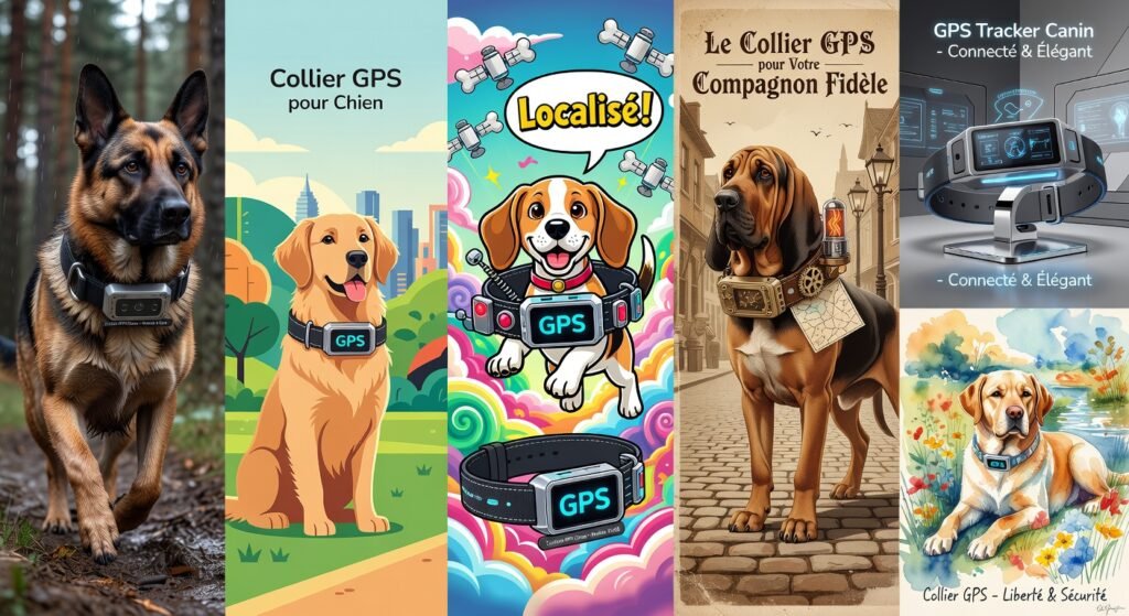 collier gps chien