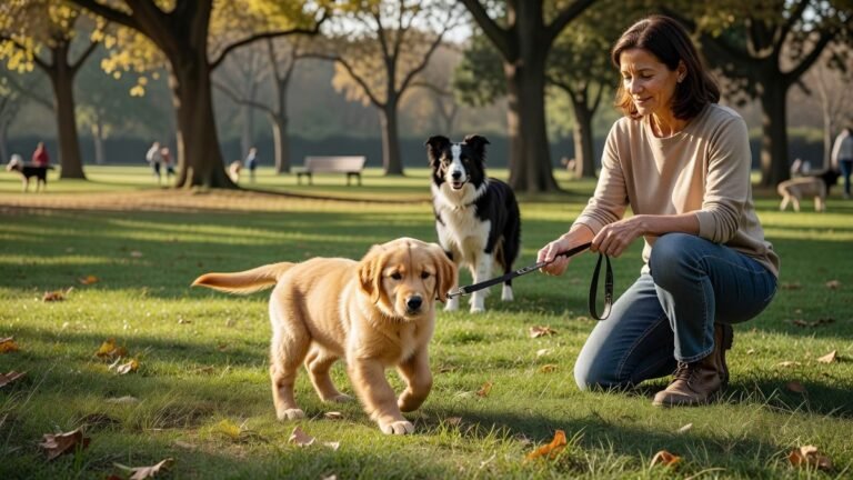 Lire la suite à propos de l’article Dressage chiot laisse : habituation pas-à-pas Guide 2026