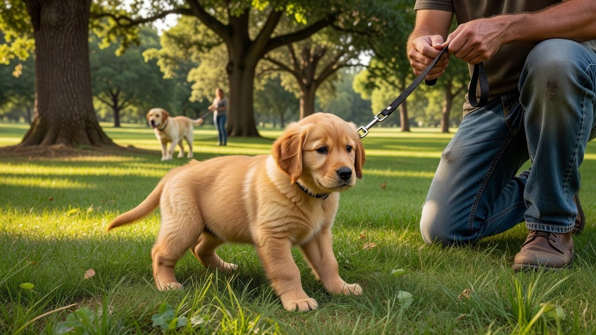 Dressage chiot laisse : habituation pas-à-pas Guide 2026