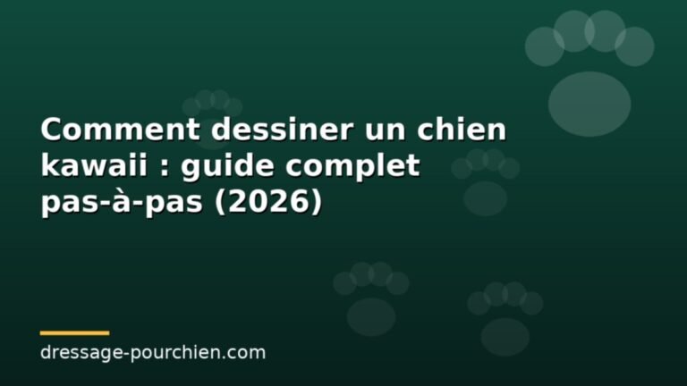 Lire la suite à propos de l’article Comment dessiner un chien kawaii : guide complet pas-à-pas (2026)
